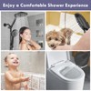 HOWUWEY Dual Shower Heads with Handheld Spray, 7.5" Rainfall Shower
