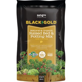 Black Gold Natural and Organic Raised Bed and Potting Mix 1.5 cubic foot