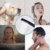 Bathroom Square Matte Black Solid Brass Hand Held Shower Head
