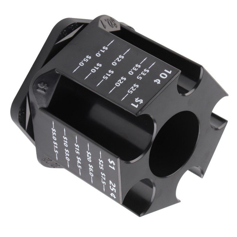 Coin Counter Coin Sorter with Pen Holder Rotatable Piggy Bank