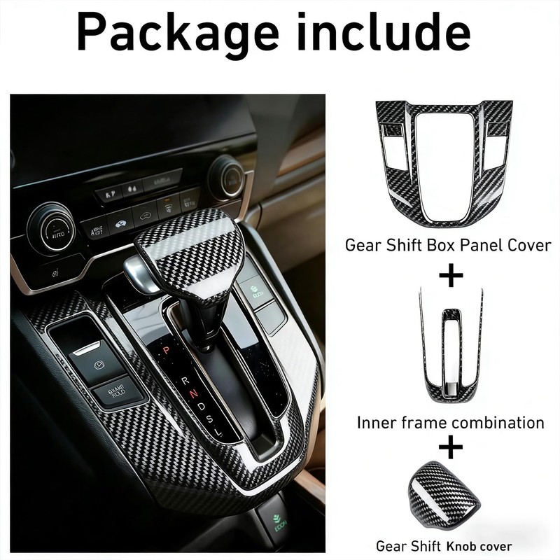 FQMY Car Gear Shift Box Panel Cover Inner Frame Gear