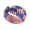 Patriotic Turban Headband Hair Scrunchies American USA Flag Headwear Hair