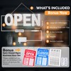 Thirdpolite LED Open Signs for Business, 30"L x 10"W Large