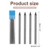 PATIKIL 12Pcs 5.6mm 2B Carpenter Pencil Lead Refills, Solid Dry
