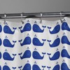 Sealskin Whale PEVA Waterproof Shower Curtain Blue 180cm Width x