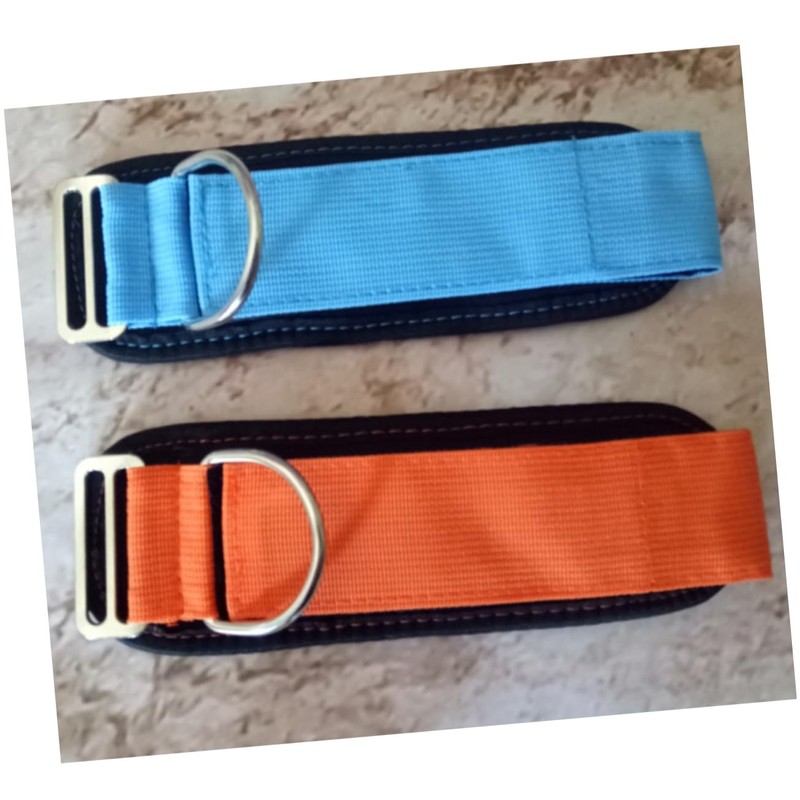 KOMBIUDA 1pair Ankle Strap Cuffs for Strength Training Fixed Support