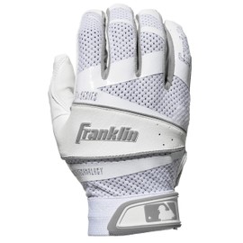 Franklin Sports Fastpitch Freeflex Series Batting Gloves - White/White - Women's X-Large