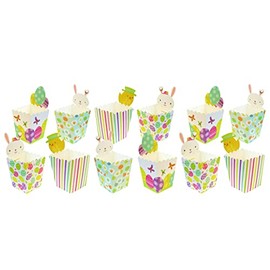Easter Bonnet Arts & Craft Decoration (Chicks, Bunny, Eggs, Ribbon) (Boy Bonnet Hat)