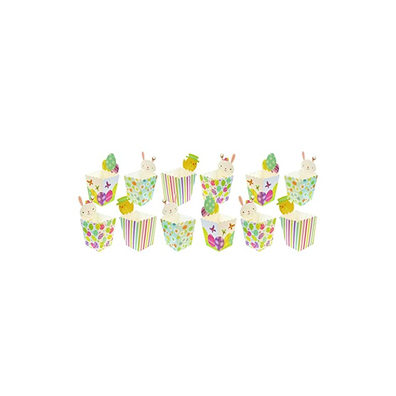 Easter Bonnet Arts & Craft Decoration (Chicks, Bunny, Eggs, Ribbon)