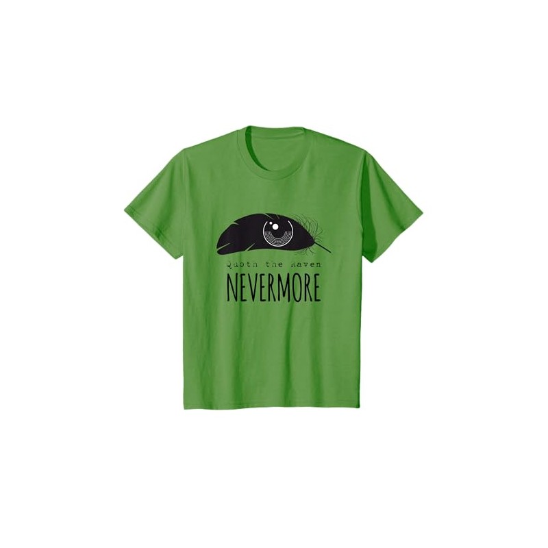 Edgar Allan Poe Il Corvo Nevermore Maglietta