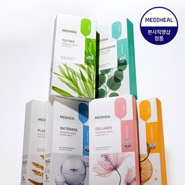 Mediheal Essential Mask 10 Sheets (Select 1 of 6) - Tea Tree 10 Sheets / 메디힐 에센셜 마스크 10매 6종 택 1 - 티트리 10매