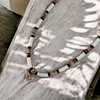 BlueRica Shark Tooth on Puka & Tiger Brown Coconut Shell
