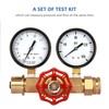 MEASUREMAN Water Pressure and Flow Test Gauge Assembly, Dual Measurement