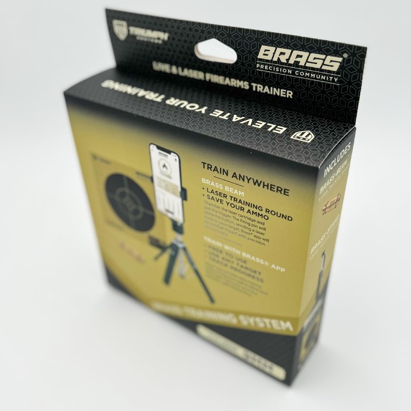 Triumph Systems Brass Dry Fire Laser Training System-Includes Laser, Targets,