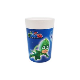 Procos 92853 Reusable Cups PJ Masks Pack of 2 Capacity 230 ml Reusable Party Tableware