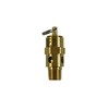 Kingston 1/4” NPT Brass Soft Seat Industrial Pressure Relief Valve,