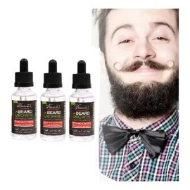 3 Aceites Crecimiento De Barba Cabello Bigote Super Efectivo