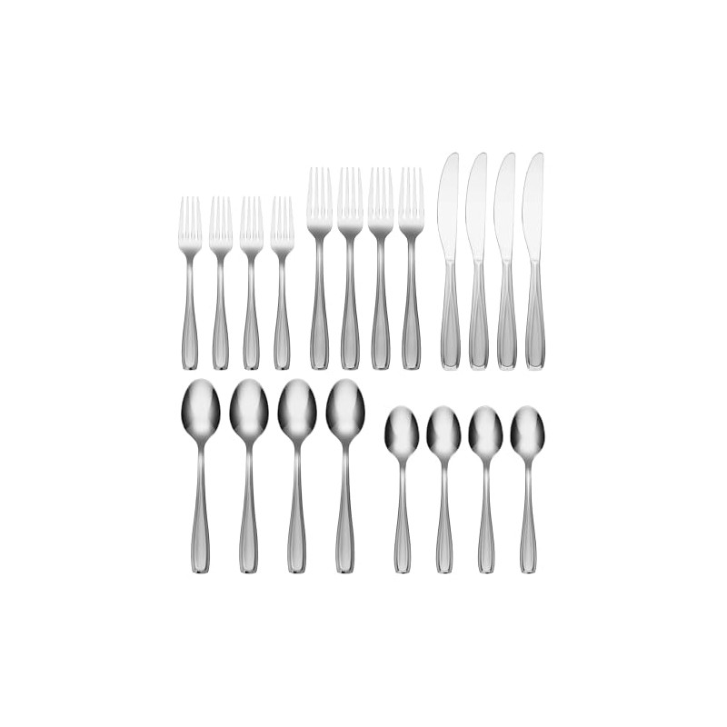 Cambridge 426920CSLG12 Waylen Sand 20-Piece Flatware Set