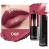 6 Piezas Lápiz Labial Hidratante con Acabado Brillante, Color Claro