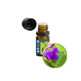 HIGH ALTITUDE NATURALS 5ml (1/6oz) Violet Leaf Absolute Essential Oil (Viola odorata) - 100% Pure Undiluted Uncut