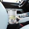 Plant Your Dreams Watering Can and Sprout Design Stainless Steel