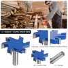 Slab Flattening Router Bit 1/2 Shank, 2-1/2" Cut Dia, 6