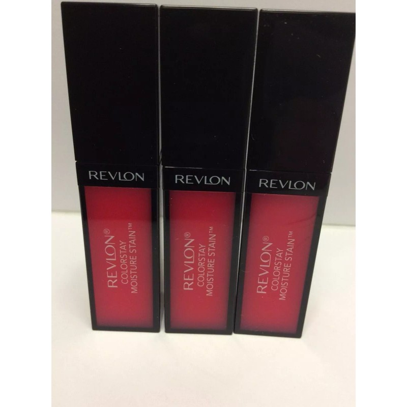 Revlon 3 X Revlon ColorStay Moisture Stain, Rio Rush/020, 0.27