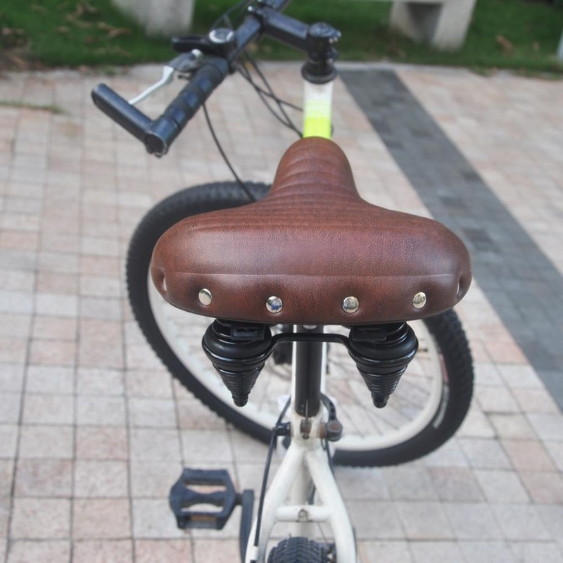 UPANBIKE Bike Saddle Super-Soft Comfortable Shock Absorption Widened Bicycle Seat