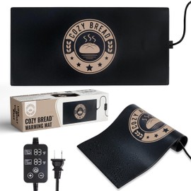 Cozy Bread® Sourdough Bread Proofing Mat for Home Bakers | USA Brand | Thermostat Controlled Bread Proofer (10" x 21") | Dough Riser Heating Mat