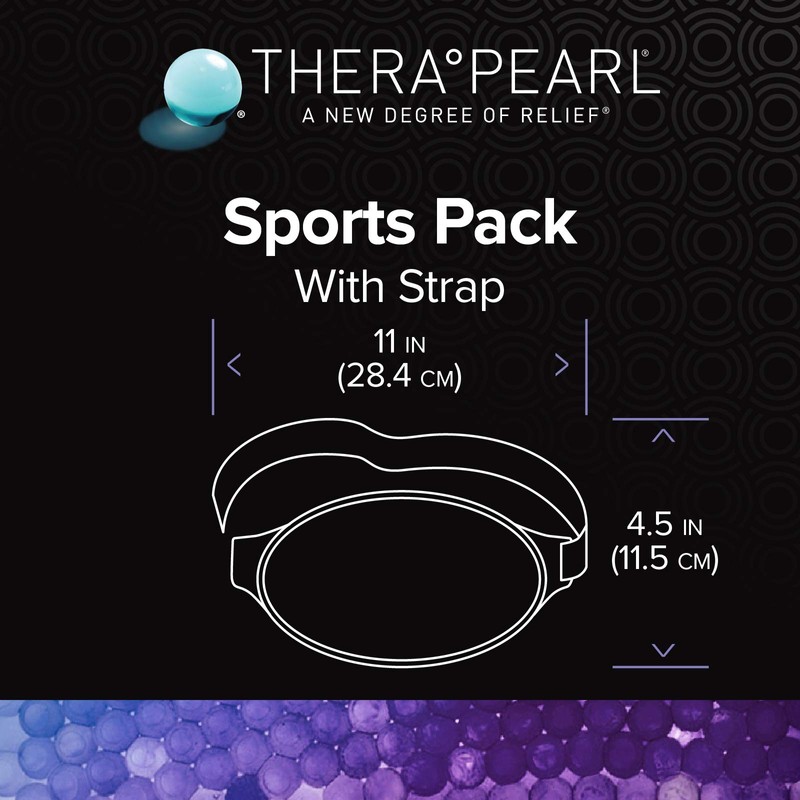 TheraPearl-14070 Color Changing Reusable Hot Cold Pack with Strap, Sports