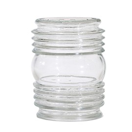 Satco 50-114 Clear Porch Glass Shade, 3-3/4" Diameter, 4-1/2" Height, 3-1/4" Fitter, Clear Glass, Replacement Globe for Outdoor Porch Lights, Wall Sconces, Pendant Fixtures, and Post Lanterns (2 Pack)