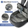 SUIKIHUM Slim Laptop Backpack for Men, Expandable TSA Business Bags