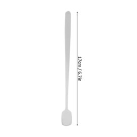 Stainless Steel Long Handle Mixing Spoon, Candle Stirring Spoon, Stir Sticks, Candle Wax Spoon, for Coffee Tea Wax Candle (Head 17CM Spoon)
