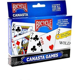 Bicycle 4-Pack Canasta Card Games Standard (4 Pack Original Version)