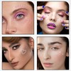LXUEJIE 5 Sheets Face Gems Face Jewels Stickers, Face Rhinestones