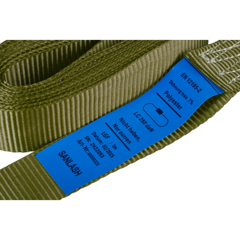 6 x Clamp Lock Straps, Lashing Straps, for up to