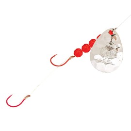 Northland Tackle Mr. Float 'N Hauler Bait - Freshwater Fishing Lure for Trout, Crappie, Walleye, Bass & Others - The Perfect Hook to Add to Any Kit (Purple Perch, #4 Colorado Blade - 60" Snell)