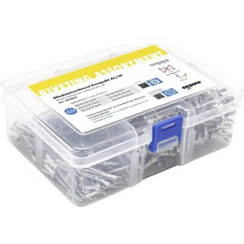 Gesipa Blind Rivet Assortment Compact AL/ST - 300 PolyGrip Multi-Range Rivets (Aluminium Rivet Body, Steel Mandrel, Weight 1.14 kg) 1854659