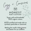 HonestBaby 10-Pack Long Sleeve Bodysuits One-piece 100% Organic Cotton for