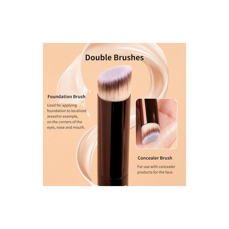 MAANGE 10 Piezas Set de Brochas para Maquillaje con Estuche