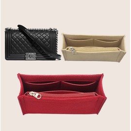 Lckaey Purse Organizer Insert For leboy bag organizer insert felt Bag 2017Claret-m
