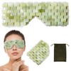 VEGCOO Maschera per gli occhi in giada, da donna, maschera