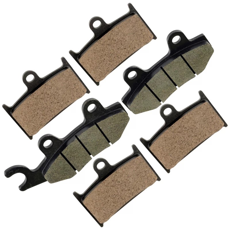 Caltric Front and Rear Brake Pads for Triumph Tiger Explorer