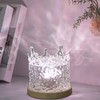 BDUSXYZ Ocean Wave Projector Lamp - 3D Crown Northern Lights