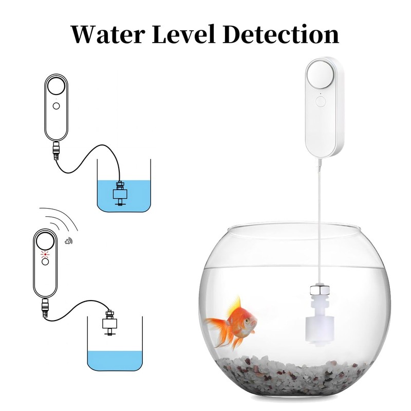Lancoon WiFi Water Level Detector Tuya Smart Sensor Alarm Dual