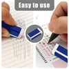 6 Pieces Triangle Rulers, 2 Pieces Erasers, Plastic Rulers, Multi-Function