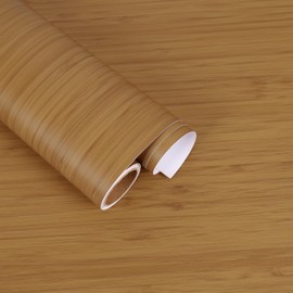 FANCYEASY Brown Wood Contact Paper Peel and Stick Countertops Waterproof 15.7"x118" Self Adhesive Faux Wood Wallpaper for Kitchen Cabinets Drawers Removable Thick Vinyl Wrap for Countertop Table Desk