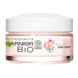 Bio Rosy Glow 3-in-1 Rosé Cream, Gives the Skin a Youthful Glow, Nourishes and Strengthens the Skin with Organic Rose Hip Oil and Vitamin C