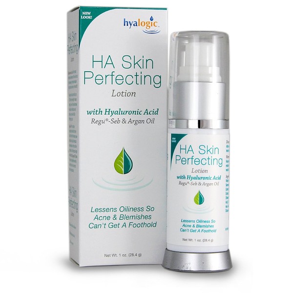 Hyalogic Episilk Hyaluronic Acid Skin Perfecting Lotion - Hydrating Face Moisturizer to Regulate Skin Oiliness - Hyaluronic Acid Moisturizer with Argan Oil Fl 1 Oz