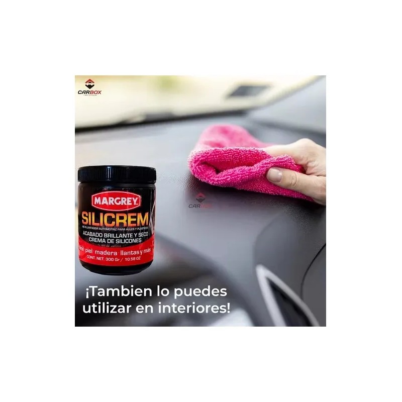 Abrillantador Margrey Esponja Y Silicrem 300 Ml Blanco